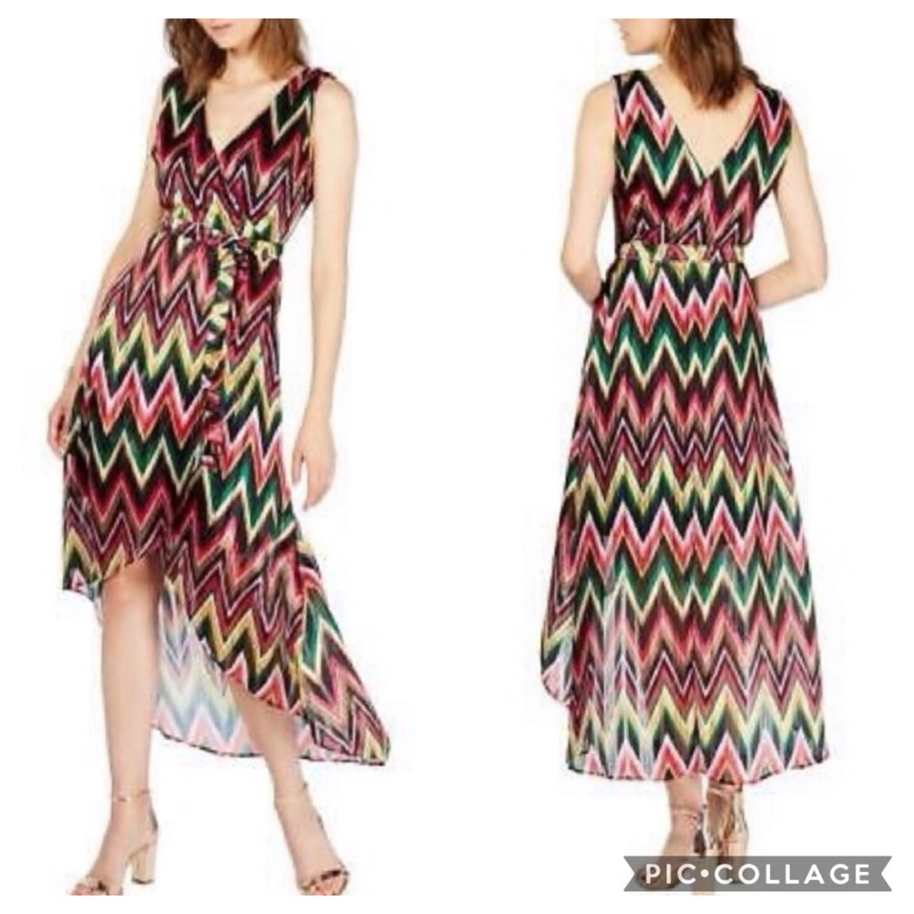 INC International Concepts Sz 18 chevron rainbow